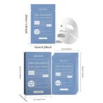 EELHOE Bio Collagen Face Mask, 4 PCS Bio-Collagen Deep Mask, Collagen Face Mask for Lifting, Firming, And Moisturizing