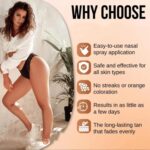 Eelhoe Tanning Nasal Spray​ Sunless Tanning Mist for Natural-Looking Tan